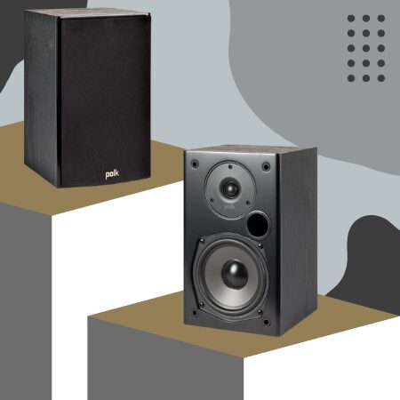 Polk Audio T15 100 Watt Home Theater Bookshelf Speakers